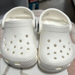 Classic White Kids Clogs